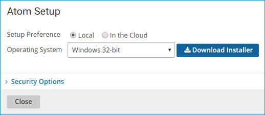 conKeyRefs.UC_BasicRuntime Setup dialog.