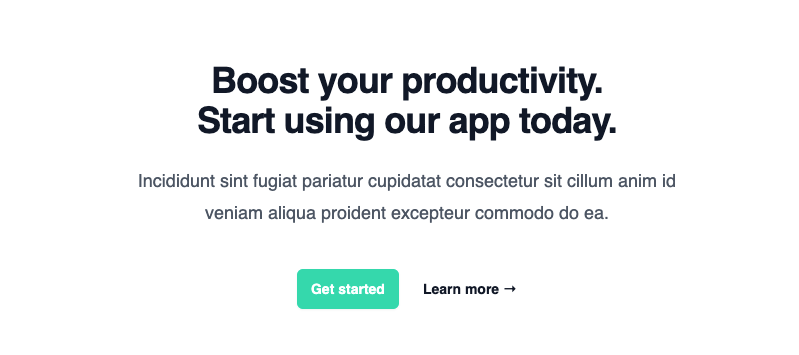 CTASections - SimpleCentered