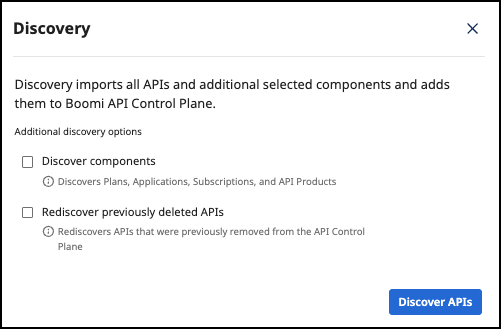Administration Portal - Environments - Discover