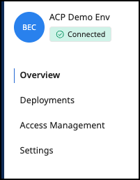 Administration Portal - Environment