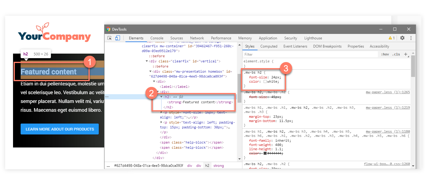 Detecting the correct CSS style